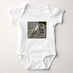 Great Egret (Ardea alba) OBX Outer Banks Baby Bodysuit