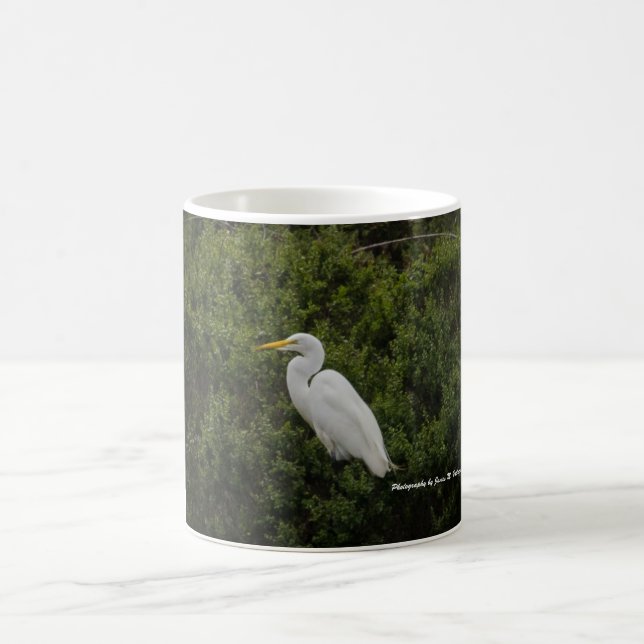 Great Egret Coffee Mug (Center)