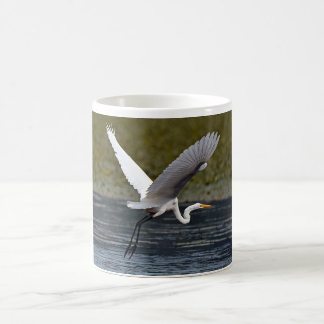 Great Egret Coffee Mug (Center)