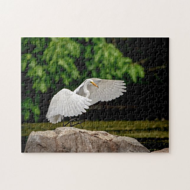 Great Egret Jigsaw Puzzle (Horizontal)