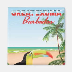 Great Euxma Barbados travel poster Magnet
