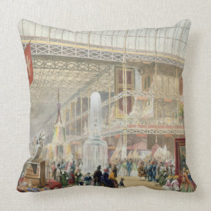 Great Exhibition, 1851: Central Transept of the Cr Cushion