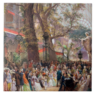 Great Exhibition, 1851: interior Ceramic Tile