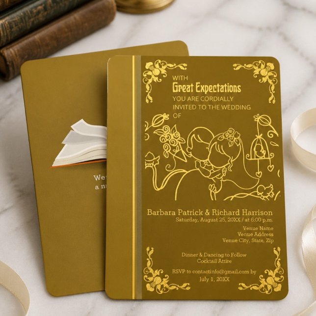 Great Expectations Wedding Invitation (Creator Uploaded)
