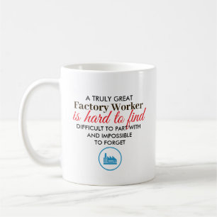 Great Factory Worker Personalized Name Gift Coffee Mug