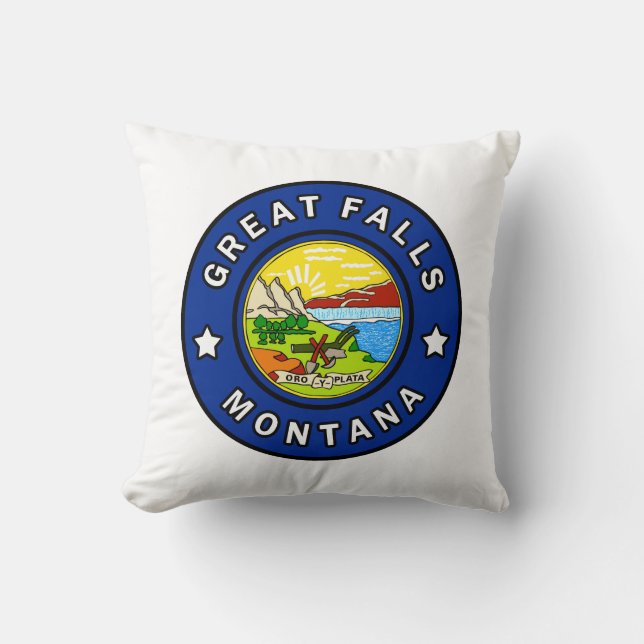 Great Falls Montana Cushion (Front)