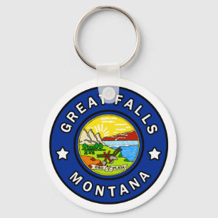 Great Falls Montana Key Ring