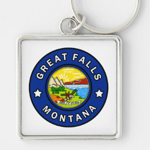 Great Falls Montana Key Ring