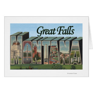 Great Falls, Montana - Large Letter Scenes