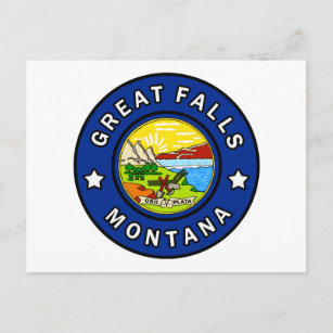 Great Falls Montana Postcard