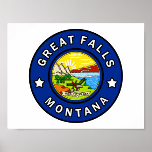 Great Falls Montana Poster