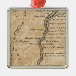 Great Falls of the Missouri Metal Ornament
