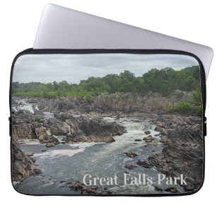 Great Falls Park Potomac River at Mather Gorge Laptop Sleeve