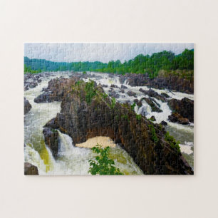 Great Falls Virginia. Jigsaw Puzzle