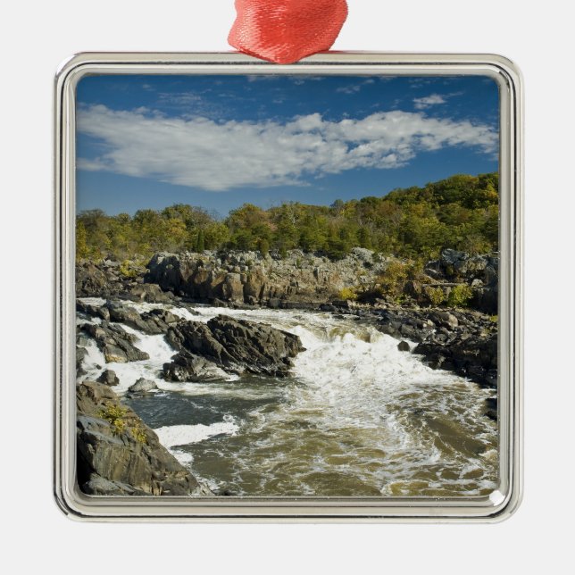 Great Falls Virginia Metal Tree Decoration (Front)