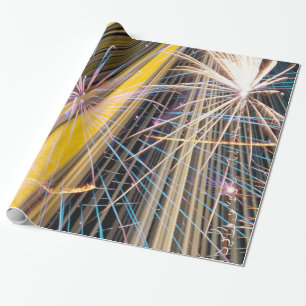 great firework wrapping paper