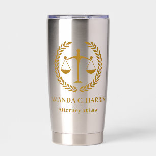 Great for Lawyers, Attorneys, Judges, Law Clerks,  Insulated Tumbler