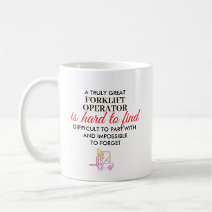 Great Forklift Operator Personalized Name Gift Coffee Mug
