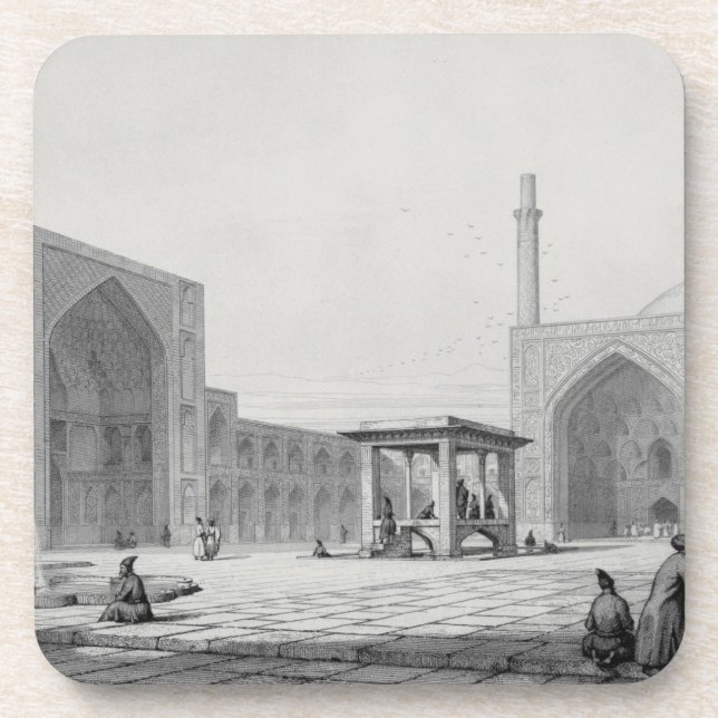 Great Friday Mosque (Masjid-i Djum-ah) in Isfahan, Coaster (Front)