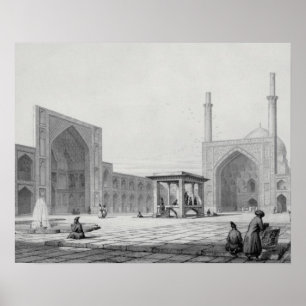 Great Friday Mosque (Masjid-i Djum-ah) in Isfahan, Poster