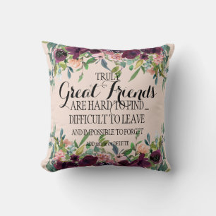 Great Friend Family thank you Bestie appreciation  Cushion
