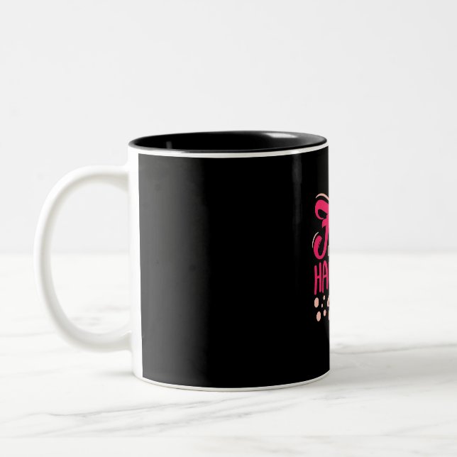 Great Friends Have Ugly Nails Two-Tone Coffee Mug (Left)