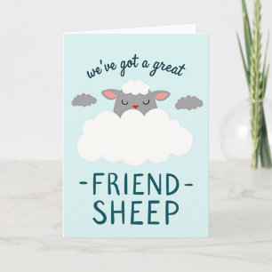 Great Friendsheep Greeting Card