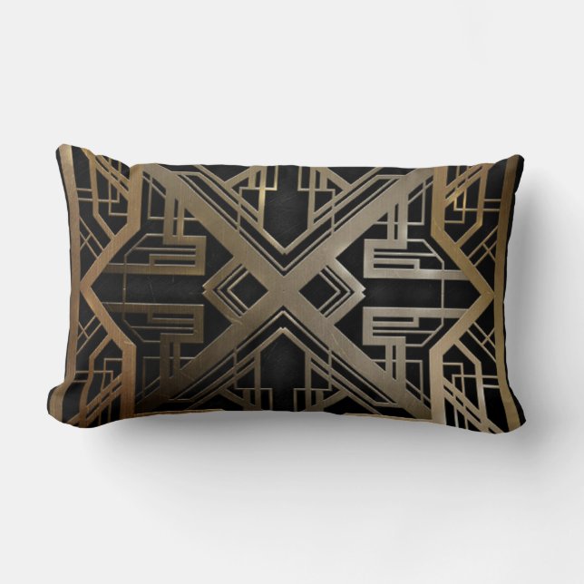 Great Gatsby Art Deco Style Pillow (Front)