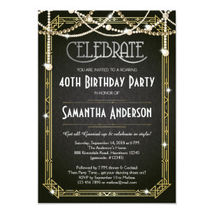 40th birthday invitations zazzle com au