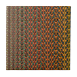 Great Gatsby Feathers art deco design Tile