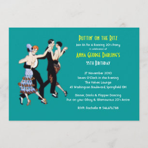 GREAT GATSBY - Flapper Party Invitations