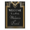 Great Gatsby Inspired Welcome Party Signage
