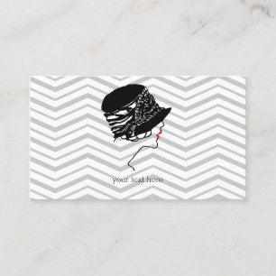 Great Gatsby Jazz Style Business Card