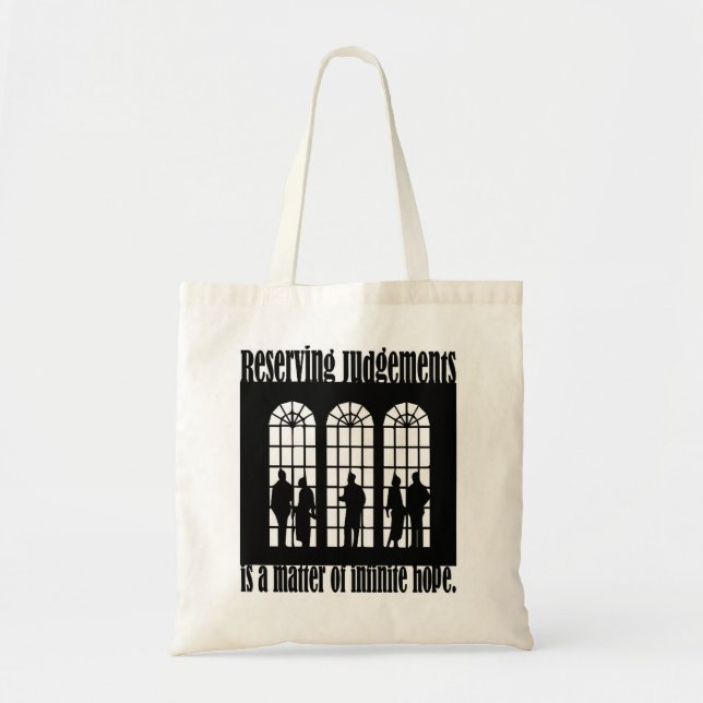 Great Gatsby Quote Tote Bag (Front)