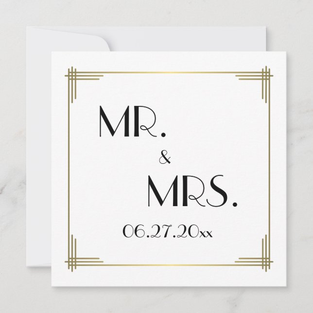 Great Gatsby White Card Box Cards (Front)