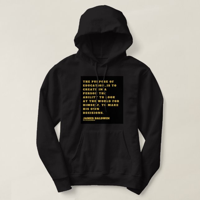 Great Gift James Baldwin Gift For Fan Hoodie (Design Front)