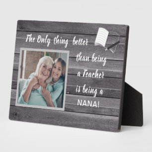 Great Gift! Teacher-Nana Photo Plaque