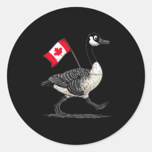 Great Goose Animal Costume For Canada Lovers Classic Round Sticker