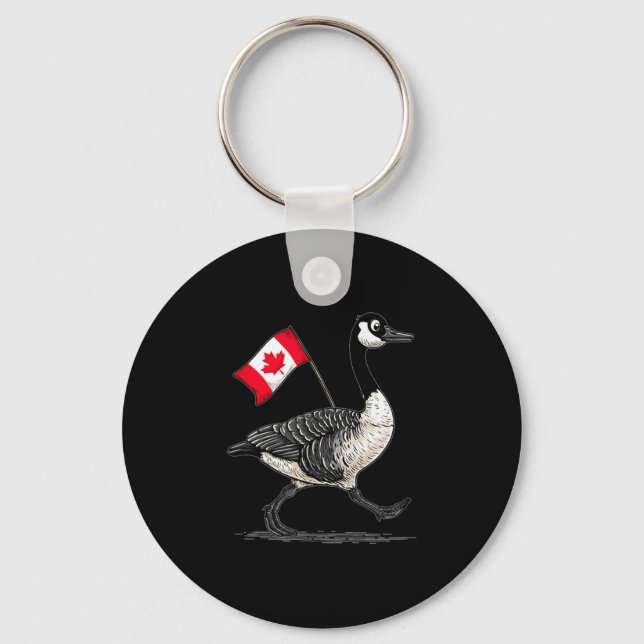 Great Goose Animal Costume For Canada Lovers  Key Ring (Front)
