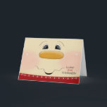 Great Granddaughter Christmas Happy Snowman Face Holiday Card<br><div class="desc">Send a sweet Christmas greeting to a young Great Granddaughter with this adorable close up of a happy Snowman face. Partial graphic courtesy of Trina Clark.</div>