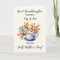 Great Granddaughter First Mothers Day Cup of Love 