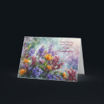 Great Granddaughter Happy Birthday  Card<br><div class="desc">Nice wishes for a wonderful great granddaughter for her birthday. A garden image with flowers and you can personalise this too.</div>