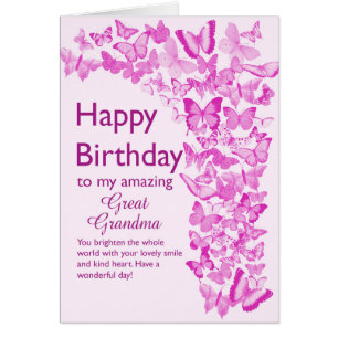 Great Grandma Birthday Butterflies