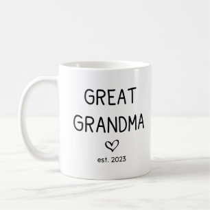 Great Grandma est. 2023 Coffee Mug