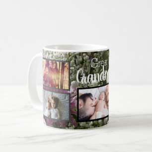 Great Grandma Family Photos in the Garden Coffee Mug