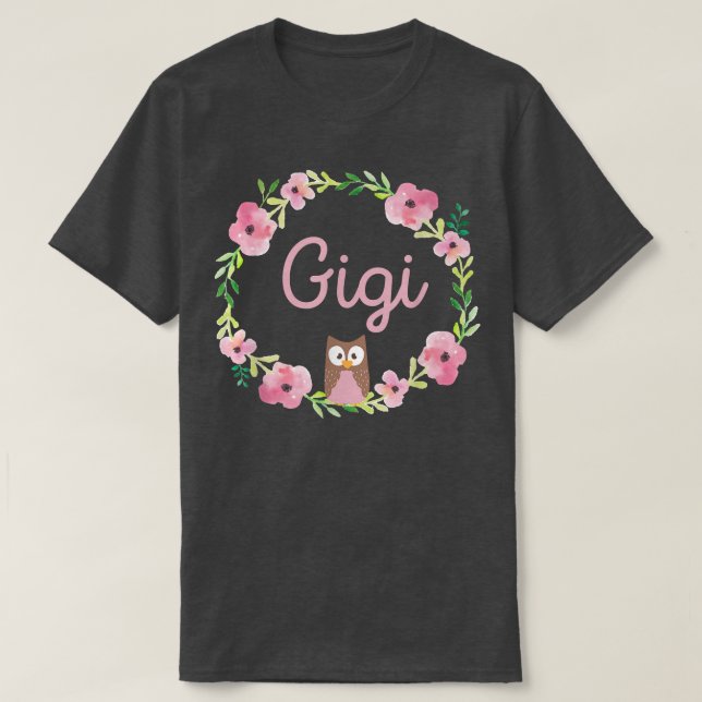 Great Grandma Gigi Pregnancy Announcement Baby Rev T-Shirt (Design Front)