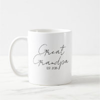 Great Grandma Great Grandpa Mug Set •New Great Gra