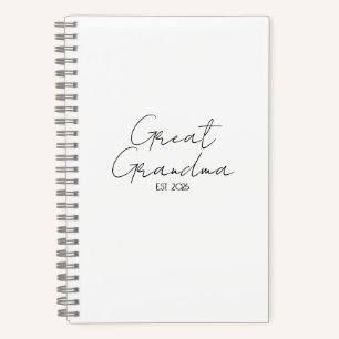 Great Grandma Great Grandpa Set •New Great Grandp Notebook