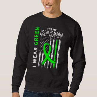 Great Grandma Kidney Disease Cerebral Palsy Awaren Sweatshirt