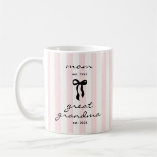 Great Grandma Mug Pink Bow Gift